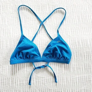 Speedo Endurance Lite Triangle Blue Tie Back Swim